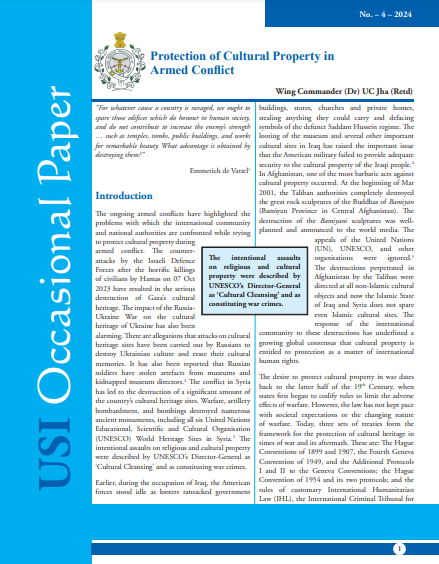 Protection of Cultural Property in Armed Conflict